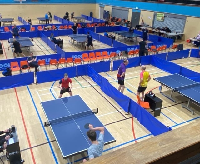 Annual end-of-season table tennis tournament