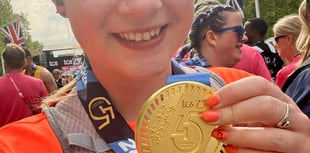 Marathon novice raises £2,000 for Newton Abbot charity