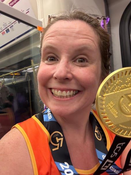 Cath Merrick London Marathon 2025 Children with Cancer UK