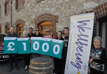 House builders' £1,000 donation to Newton Abbot social group