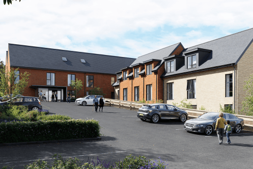 An impression of how the new building could look