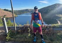 Teignbridge Trotter Roger racing in Wales