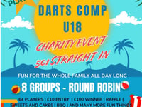 Darts academy driving a charity event