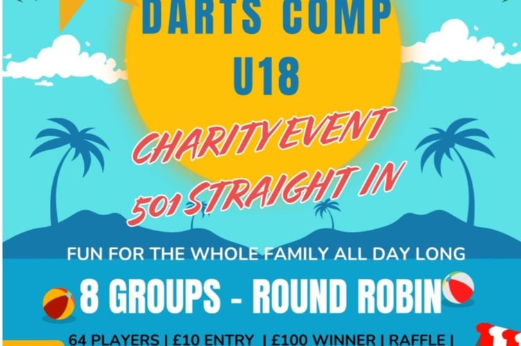 Darts academy's charity event