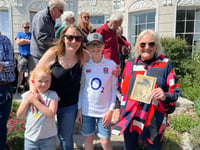 Teignmouth’s family connection to VE Day Auster flyover