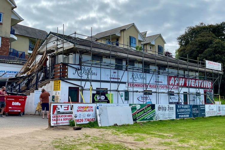 Teignmouth Rugby Club changing rooms refurbishment