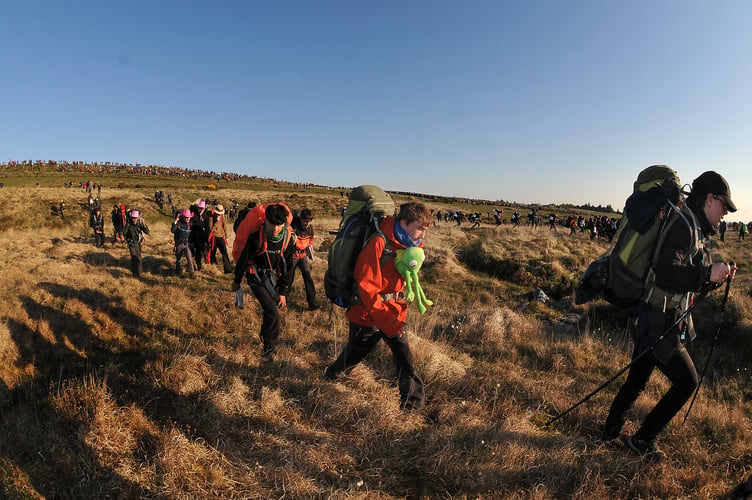 Start of the Ten Tors Challenge 2025.