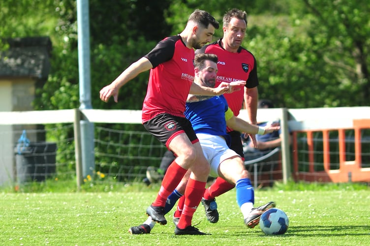 South Devon Football League Division 2. Liverton Utd versus Harbertonford. Eight goals in total with Liverton coming out tops as 5-3 winners