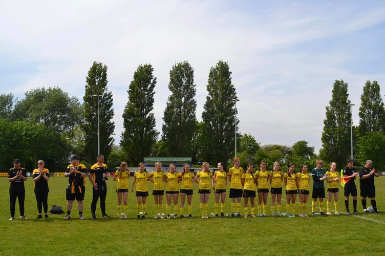 Buckland U16 girls pre cup final