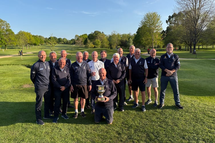 Devon Senior's Champions Cup winning team
