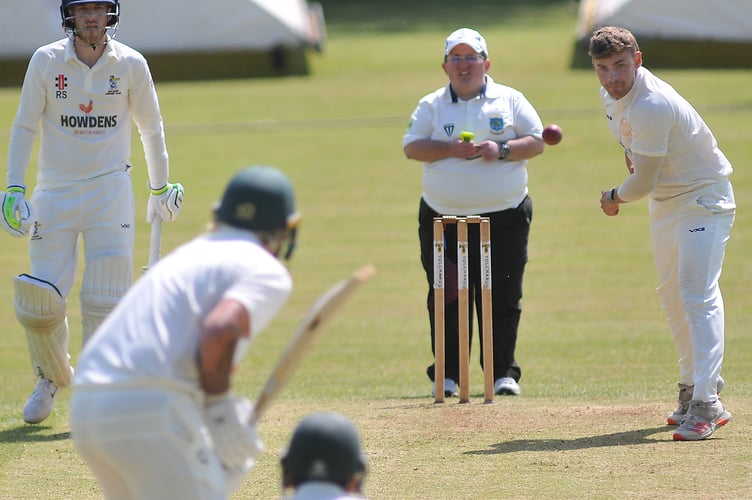 Devon Cricket League B Division Ipplepen 1st XI versus Stoke Gabriel 1st XI. Stoke's Dan Duke.

Pens' won the toss and elected to bat making 198/6 after 45 overs. Stoke Gabriel took to the crease after tea and responded with 202/6 after 35.3 overs  giving them a four wicket win.
