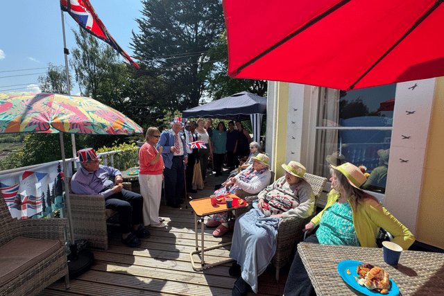 Croft care home residents celebrate VE Day 