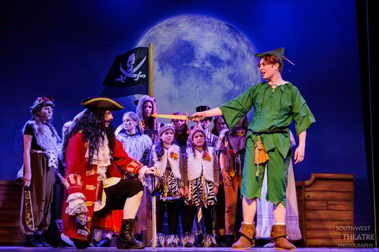 Away to Neverland - the Newts cast of Peter Pan the Musical Photo: Southwest Theatre Photography