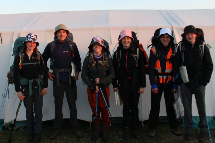 Ten Tors Liverton Scouts 35 Mile team