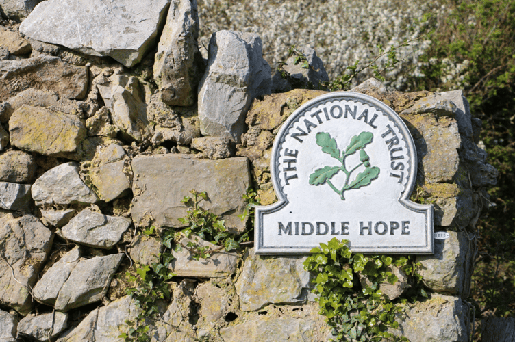 Omega sign at Middle Hope