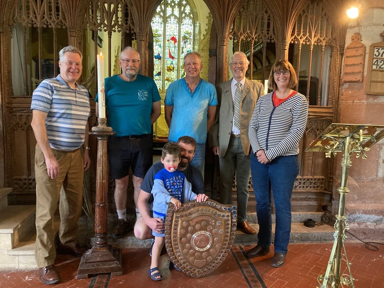 Bell ringers from All Saints Church Combeinteignhead.