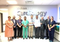 Freemasons' heartfelt donation boosts Derriford cardiology