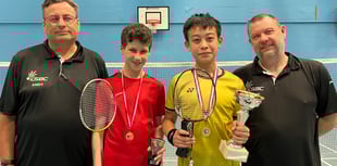 Nail-biting action from junior badminton tournament