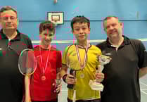 Nail-biting action from Kingsteignton Shuttles junior badminton tournament