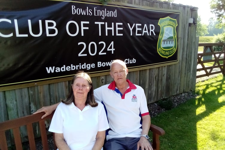 Newton Abbot bowls duo Catherine and Dave Pickett