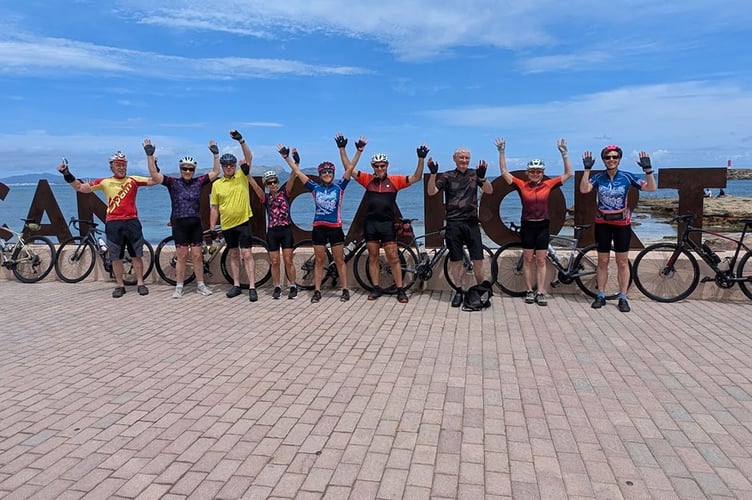 South Devon cyclists in Mallorca