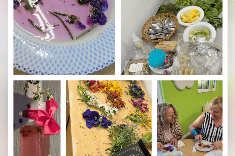 Newton Abbot WI had a wonderful time making perfume 