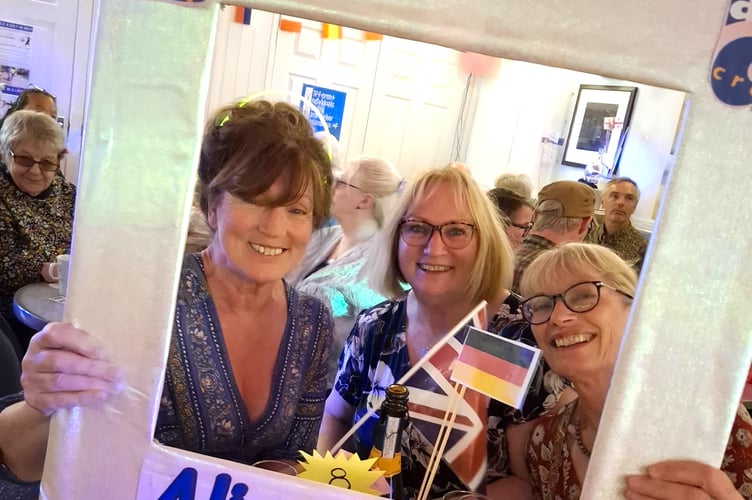 Alice Cross Centre Eurovision Party photo booth