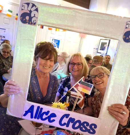 Alice Cross Centre Eurovision Party photo booth
