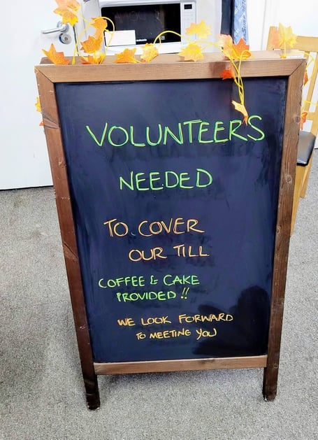 Age UK's Newton Abbot shop in Queen Street is appealing for volunteers.