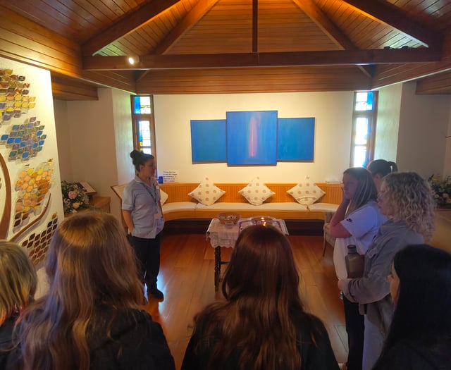 Healthcare students inspired by hospice visit