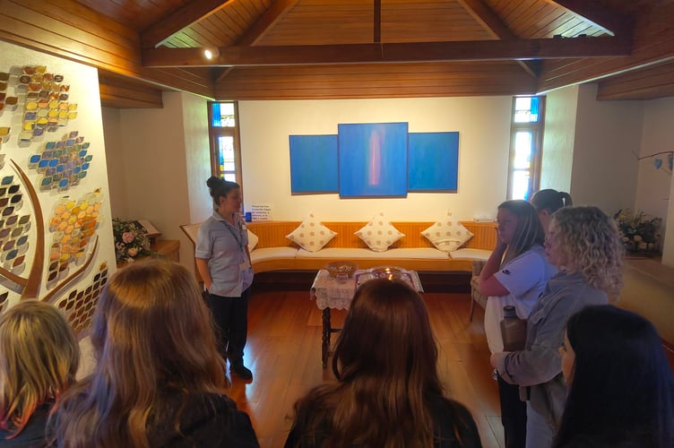 South Devon UTC students at Exeter Hospice