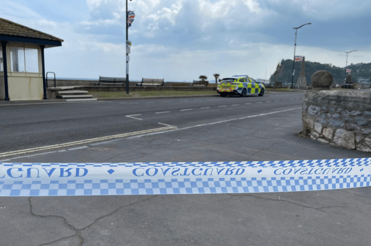 Police have found what is thought to be ordnance near Teignmouth Pier