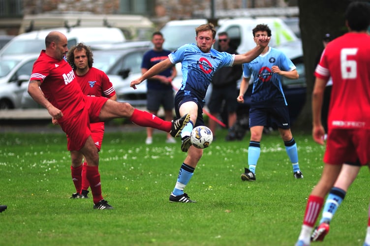 South Devon Football League Division 3 Newton Abbot 66 2nds versus Liverton United 2nds. A 2-0 home win for Newton 66