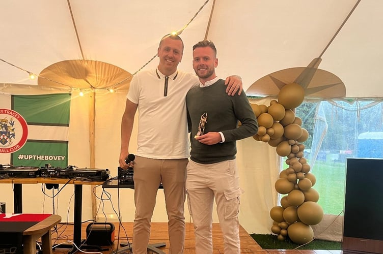 Neil Last wins multiple end of season awards for Bovey Tracey AFC.