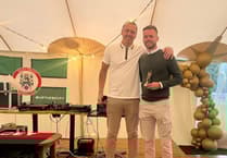 Neil Last cleans up at Bovey Tracey AFC awards evening