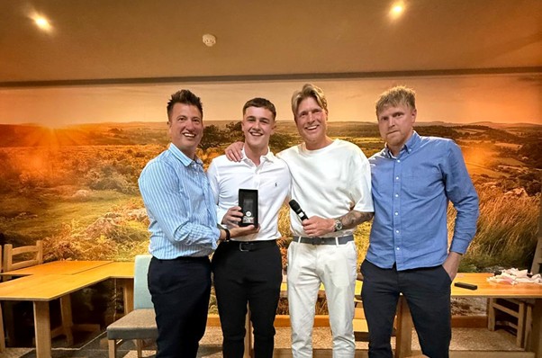Lewis Breslan wins NA Spurs manager's player of the season 24/25.