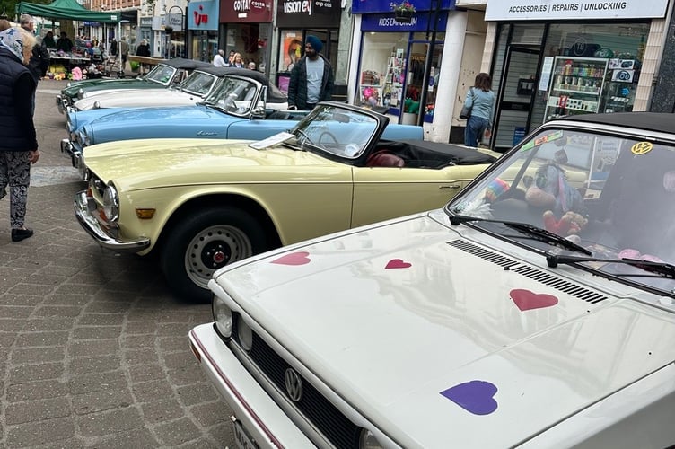 Teignbridge Classic car show in Newton Abbot. Photo Nigel Canham 