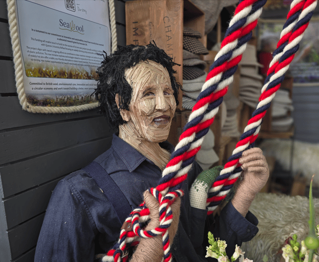 Life-sized Monty Don tribute showcased at Chelsea Flower Show 