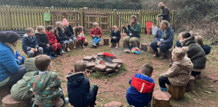Forest school flourishes thanks to water company fund 