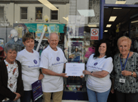 Charity shop volunteer raises more than £2,000 for Bowelbabe Fund 