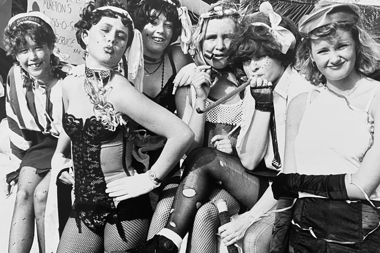 Moretonhampstead Carnival from August 1987