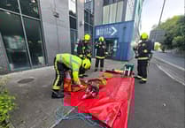 College in Newton Abbot plays host to town's fire crew for training