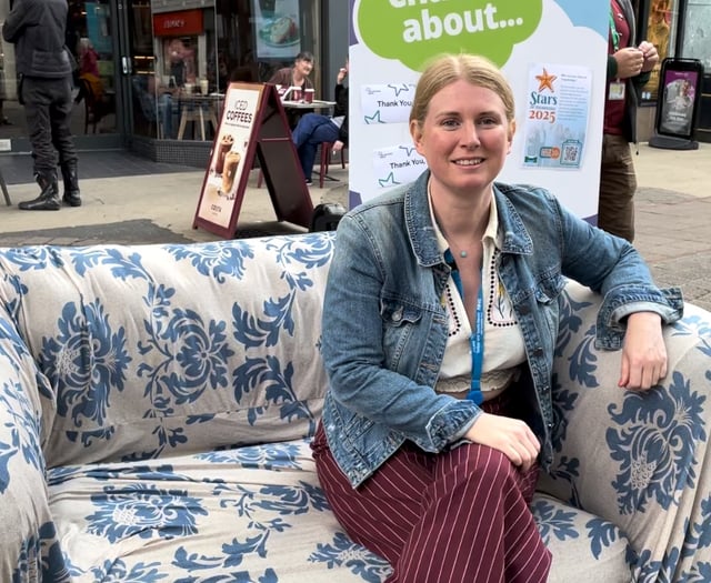 Teignbridge sofa celebrates volunteering