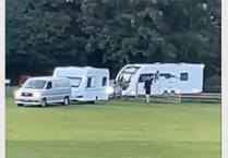 Travellers encamped at Newton Abbot park given verbal notice to leave