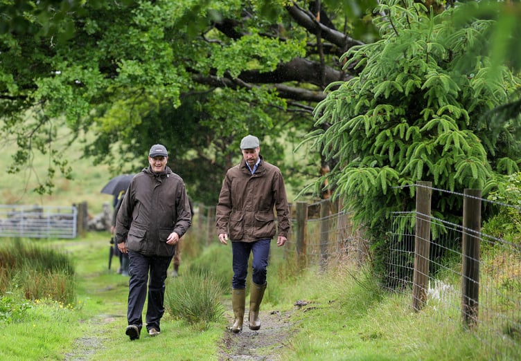Prince William on a visit to Princetown today. Picture: Andrew Parsons/Kensington Palace.