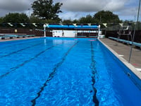 Outdoor swimming pool's winter refurbishments pay off