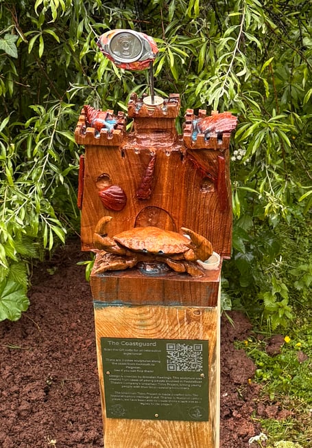 'The Coastguard' was inspired by students at Orchard Manor in Dawlish