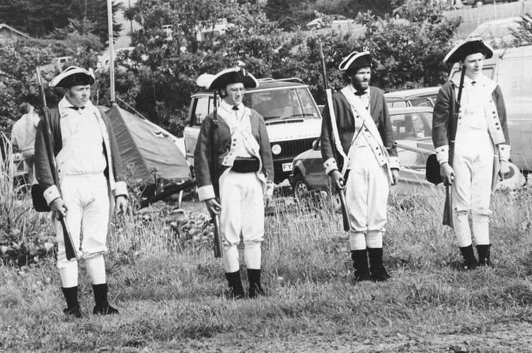 It was 1776 in August 1986 at Coombe Cellars on the banks of the River Teign and the American colonies were declaring their independence from Great Britain - albeit in the form of a re-enactment group.