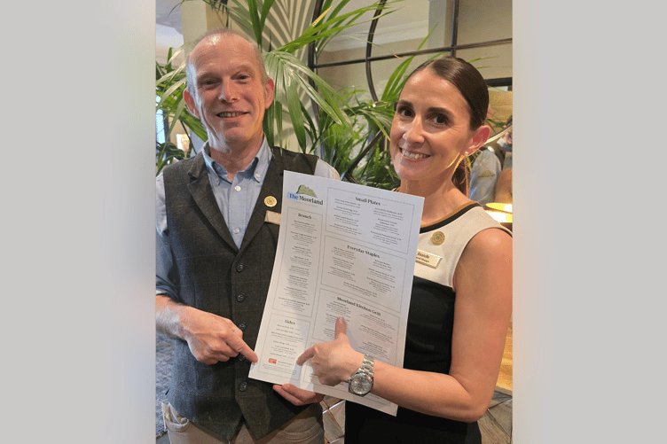 General Manager Danielle Palmer, right, is pictured withTrainee Assistant Manager Philip Masters