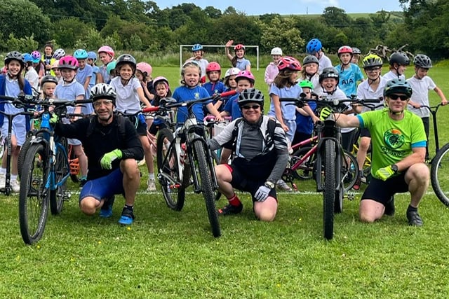 Three fathers tackle tough cycling challenge to support school